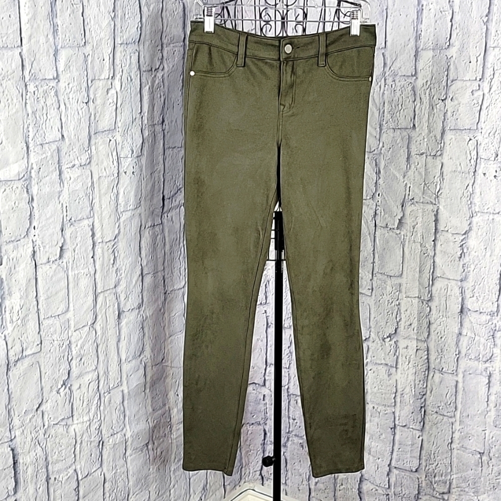 LEVEL‎ 99 Sage Green Faux Suede Pants 28